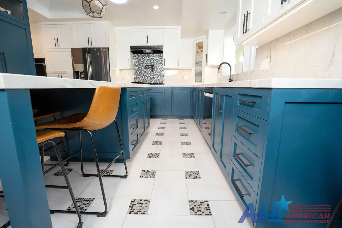 blue-white-kitchen-04 Blue White Kitchen Remodel in Los Angeles