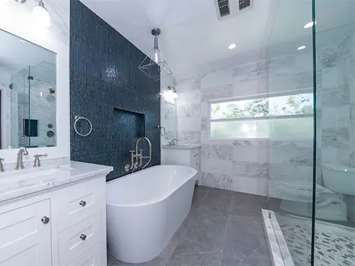 luxury bathroom remodel in Carson